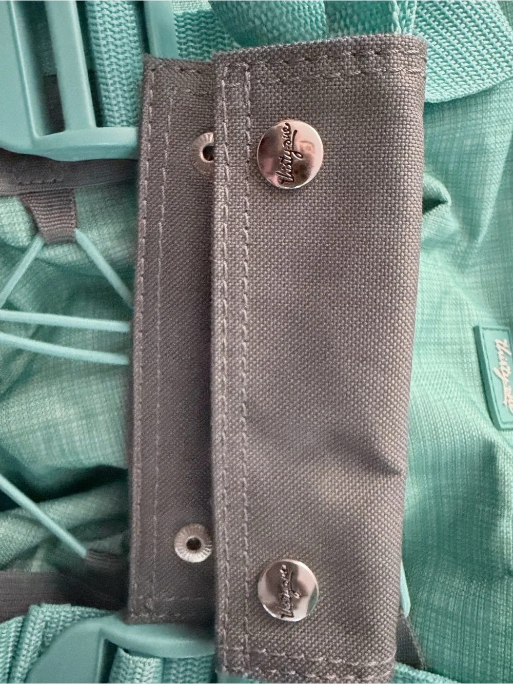 Thirty-One Mint Green Proverbs 22:6 Gym Travel Duffel Bag Multi Pocket